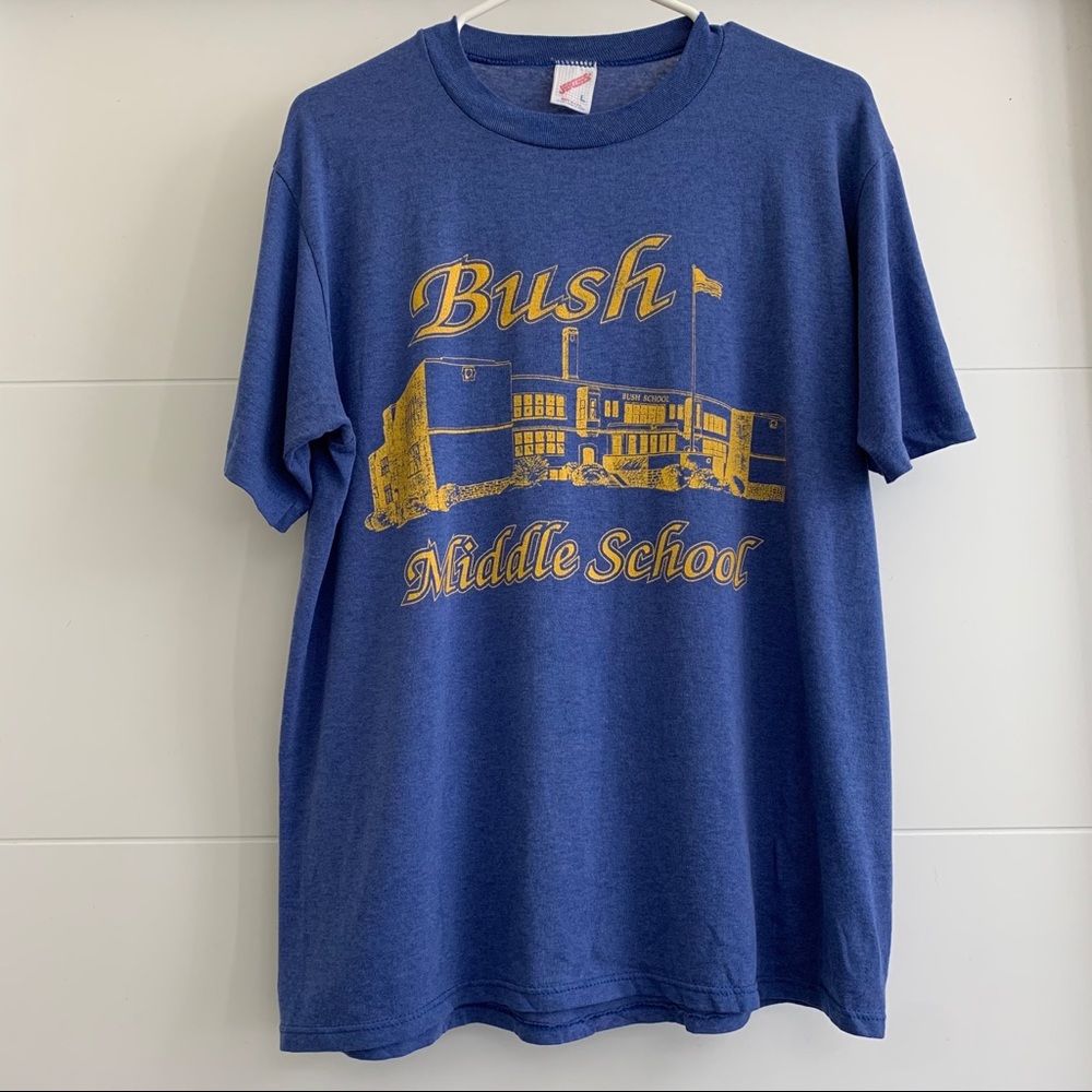 Vintage 80’s T Shirt “Bush Middle School”